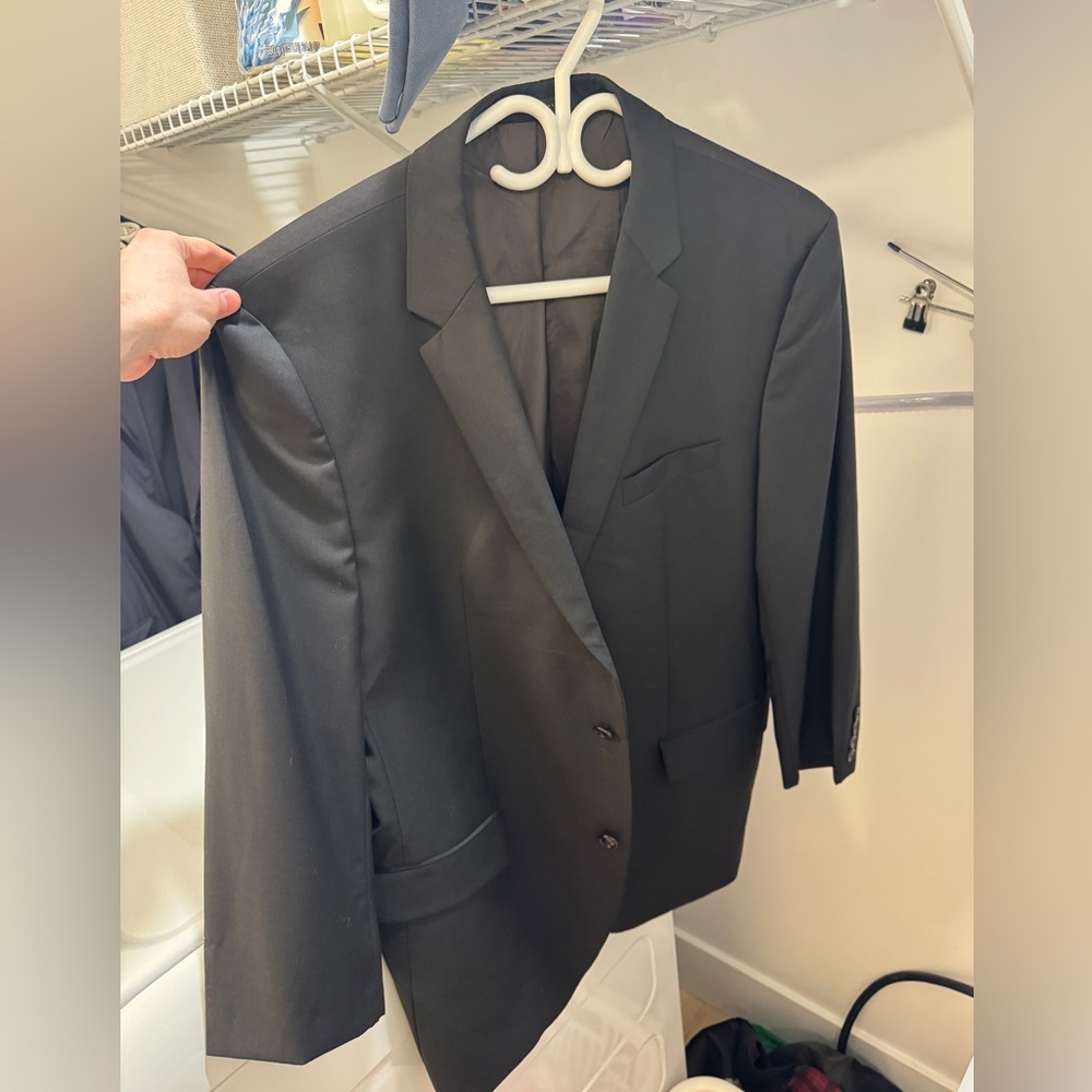 Hugo Boss - Men’s Black Blazer - 100% Virgin Wool - 44R